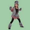 Joyfy Halloween Werewolf Costume for Kids, Scary Halloween Costume for Girls, Wolf Outfit Set for Girls - 4 of 4