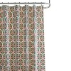 LunaLulinlk Geo Shape Design 70" x 72" PEVA Shower Curtain in Gray - 3 of 3