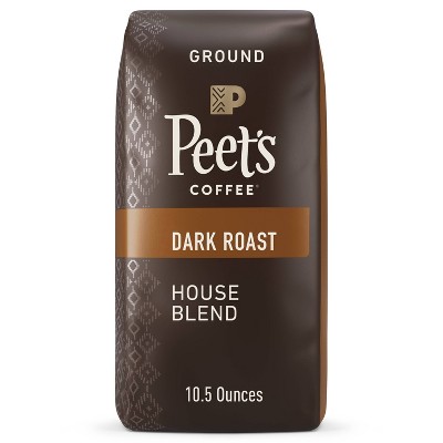 Peet&#39;s House Blend Dark Roast Ground Coffee - 10.5oz