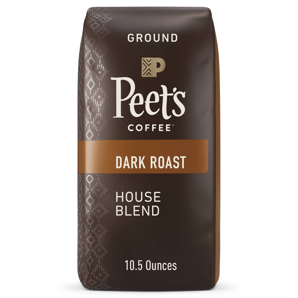 Photos - Coffee Peet's House Blend Dark Roast Ground  - 10.5oz