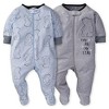 Gerber Baby Boys' Footed Pajamas, 2-Pack - 3 of 4
