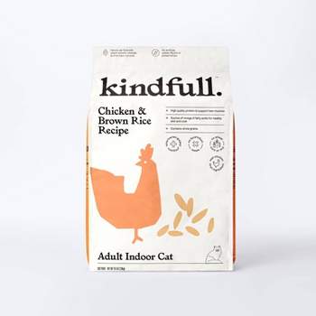 Chicken & Brown Rice Recipe Adult Dry Cat Food - 16lbs - Kindfull™