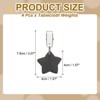 Unique Bargains Marble Star Shape Tablecloth Weight Pendant Hooks 1.57" x 1.57" - 2 of 4