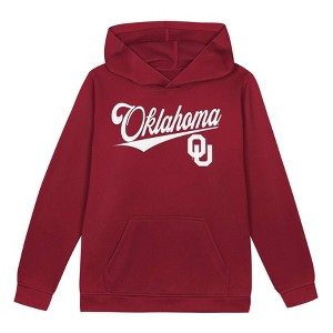 NCAA Oklahoma Sooners Boys' Poly Hooded Sweatshirt - 1 of 1