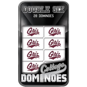 MasterPieces Officially Licensed NCAA Montana Grizzlies 28 Piece Dominoes Game for Adults - 1 of 4