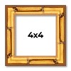PosterPalooza | 4x4 Bamboo Picture Frame, UV Acrylic, 4 Finishes - Brown, Black, Gold, and Natural - 2 of 4