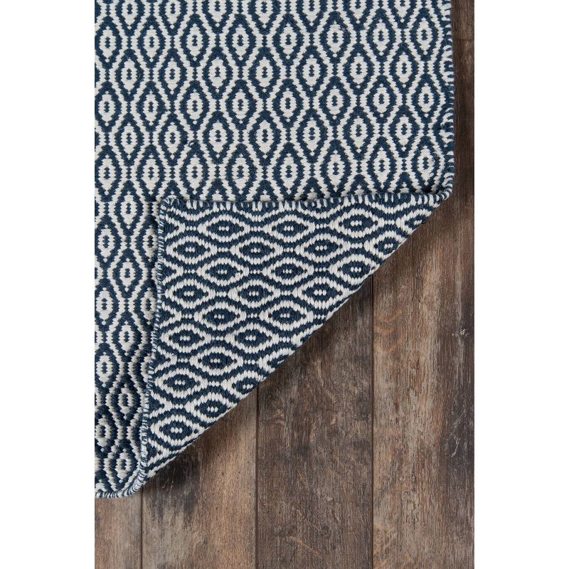 Newton Davis Hand Woven Recycled Plastic Indoor/Outdoor Rug Navy - Erin Gates by Momeni, 6 of 10