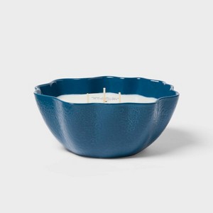 4 Wick Ceramic Citronella Sun Salt Sea Scented Candle 16oz - Threshold™ - 1 of 4