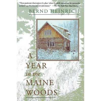 A Year in the Maine Woods - by  Bernd Heinrich (Paperback)