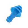 Unique Bargains Christmas Tree Shape Silicone Earplug for Swiming Sleeping 2 Pairs Pink Blue - 2 of 4