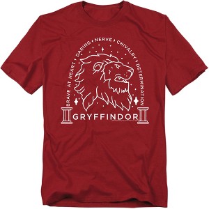 Harry Potter Gryffindor Traits Adult T-Shirt - 1 of 4