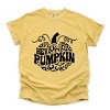 Simply Sage Market Women's Leopard Hey Pumpkin Short Sleeve Garment Dyed Tee - 2 of 4