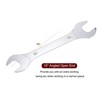 Unique Bargains High Carbon Steel Metric Thin Open End Wrench - 3 of 4