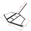 Heavy Duty Drag Harrow, Tow Behind Driveway Grader, q235 Steel Tractor Harrow with Reinforced Connections & Pin Hitch, 50 Lbs Capacity, for ATVs,UTVs - 2 of 4