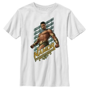 Boy's Black Panther: Wakanda Forever Namor Portrait T-Shirt - 1 of 4