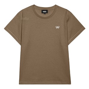 Dalix Womens Bow Lightweight High Waisted Tee - 1 of 4