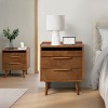 Set of 2 Janet 3 - Drawer Nightstand with a Charging Station | KARAT HOME - image 2 of 4