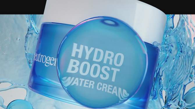 Neutrogena Hydro Boost Water Face Cream with Hyaluronic Acid - Fragrance Free, 2 of 11, play video