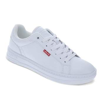 Levi's Womens Carrie Synthetic Leather Casual Lace Up Sneaker Shoe