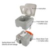 Karl Home | 5.3 Gallon Grey HDPE Portable Camping Toilet - 2 of 4