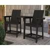 Moore 3pc POLYWOOD Patio Counter Chair Set with Connecting Table - Threshold™ - image 4 of 4