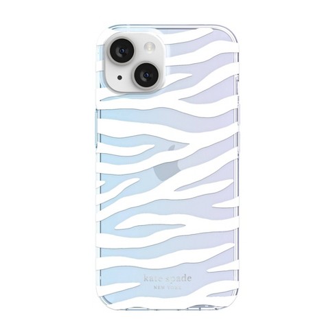 Kate Spade New York Apple iPhone 14/iPhone 13 Protective Hardshell Case -  White Zebra