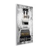Stupell Industries Fashion Designer Shoes Bookstack Black And White Watercolor Wall Plaque Art - 3 of 4