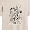 Women's - Garfield - And Odie Oversized Graphic T-Shirt - 2 of 4