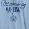 Rerun Island Men's Did Someone Say Mahjong Flowers Luxury Paradise With A Side Of Chaos Long Sleeve Graphic Cotton Sweatshirt Hoodie - 2 of 4