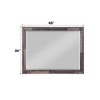 Juniper Dark Cherry Finish Mirror - 3 of 4