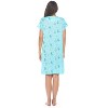 Casual Nights Women's Super Soft Yummy Nightshirt, Short Sleeve Nightgown, Night Dress with Fun Prints & Patterns - 4 of 4