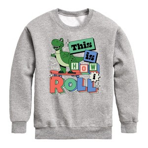 Boys' - Disney - Toy Story Graphic Long Sleeve Fleece Sweatshirt - 1 of 4