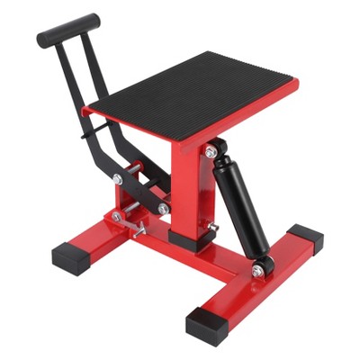 Dirt Bike Lift Stand, Motorcycle Jack Lift Stand 400 lbs Capacity and Hydraulic Lift Operation, Adjustable Height Hoist Table