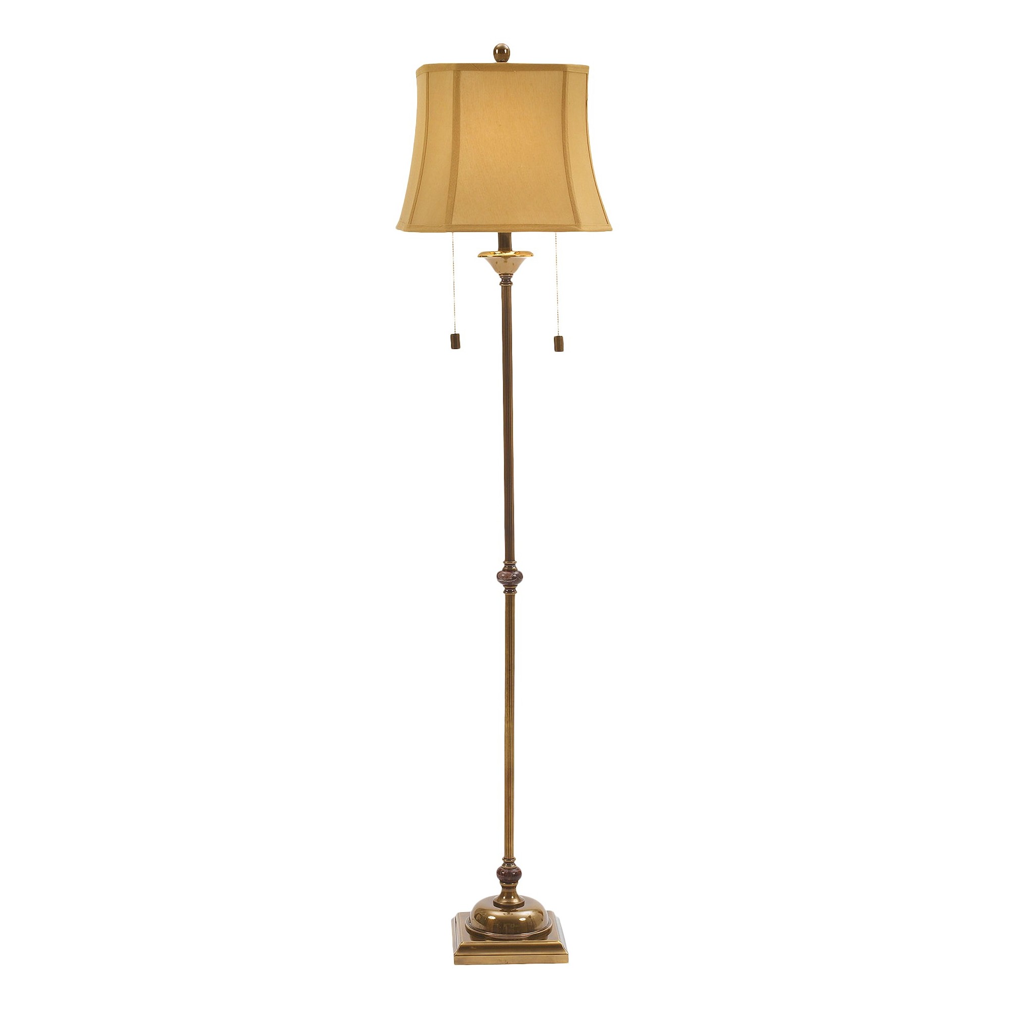 Brass Renaissance Steel Club Floor Lamp (Lamp Only)