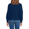 Lands' End Women's Cashmere Puff Sleeve Crew Neck Sweater - 2 of 3