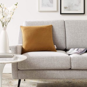 Modway Enhance 18 Performance Velvet Throw Pillow - 1 of 4