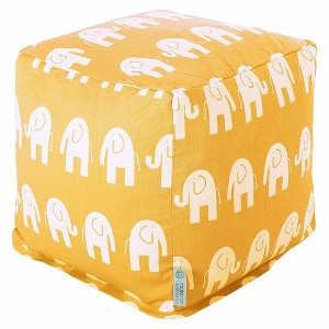 Majestic Home Goods,Cube Pouf Ellie - 1 of 4