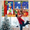 Aoibox Christmas Elves Photo Backdrop 70.8 x 43.3 Inch Polyester Banner with Hanging String for Winter Party Wall Decoration 1 Piece - 3 of 4