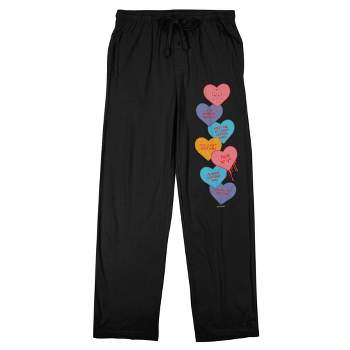 Friday the 13th Valentine's Day Men's Black Sleep Pants