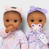 14" Girl Twin Baby Dolls - Gigglescape™ - 3 of 4