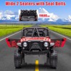 Jojoka 24V 2-Seater Kids Electric Car 2x400W Motor Ride-on Truck w/ Remote Control,4-Wheel Suspension & LED Lights for Big Kids - 4 of 4
