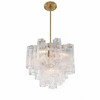 Crystorama Lighting Addis 4 - Light Chandelier in  Aged Brass - 4 of 4