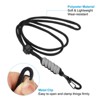 Unique Bargains Polyester Wear-resistant Lightweight ID Card Neck Lanyards with Hooks - 4 of 4