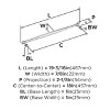 Amerock Enlivity Appliance Pull for Large Panels and Oversized Cabinets - 3 of 4