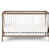 INFURNIC Cribs Convertible 3-in-1 Crib with Adjustable Mattress Heights for Growing Babies, Brown, 53.5"*30"*33" - 4 of 4