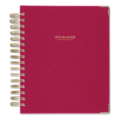 AT-A-GLANCE Harmony Daily Hardcover Planner 8.75 x 7 Berry 2022 609980659
