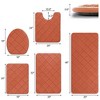 BAGOKIE 5 Piece Memory Foam Bathroom Rug Set - 4 of 4