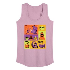 Women's - Disney - Halloween Movie Grid Graphic Racerback Tank - 1 of 4
