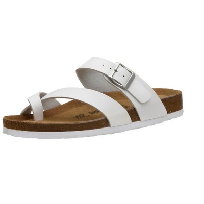 CUSHIONAIRE Men's Luna-M Cork footbed Sandal with +Comfort
