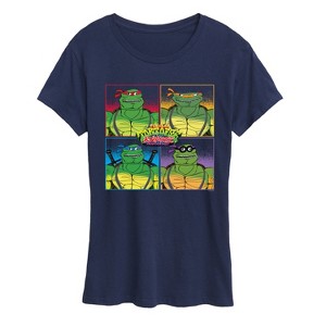 Women's - Teenage Mutant Ninja Turtles - TMNT Group Short Sleeve Graphic T-Shirt - 1 of 4
